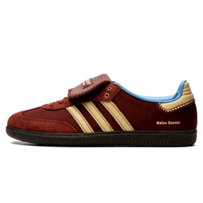 Tênis Adidas Samba x Wales Bonner Nylon "Fox Brown" Bordô - IE0579