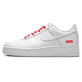 Tênis Air Force 1 x Supreme "White" Branco