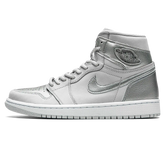 Tênis Air Jordan 1 High "CO. Japan" Cinza / Prata - DC1788-029