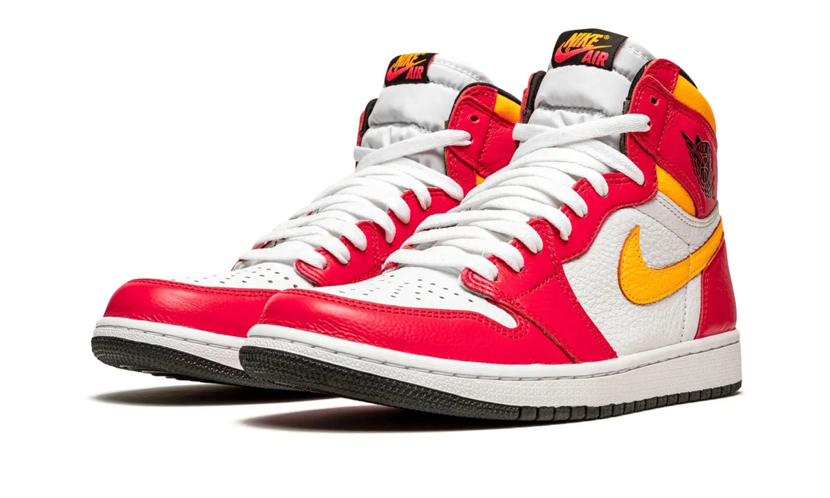 Tênis Air Jordan 1 High "Fusion Red" Rosa / Amarelo - 555088-603
