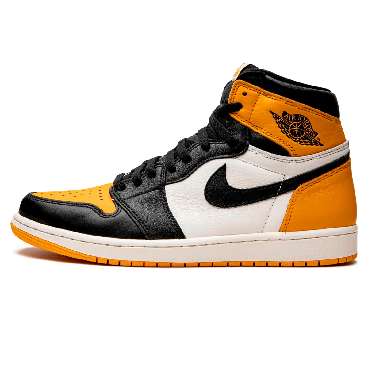 Tênis Air Jordan 1 High "Taxi Yellow" Amarelo / Preto - 555088-711
