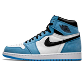 Tênis Air Jordan 1 High "University Blue" Azul / Branco - 555088-134