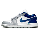Tênis Air jordan 1 Low Feminino "French Blue" Cinza / Azul - DC0774-042
