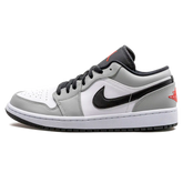 Tênis Air jordan 1 Low "Light Smoke Grey" - 553558-030