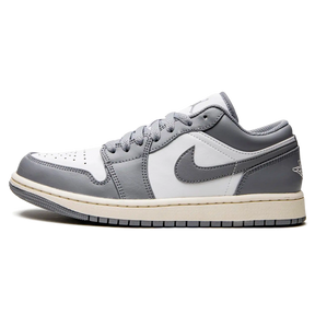 Tênis Air jordan 1 Low Masculino "Vintage Grey" Cinza / Branco - 553558-053