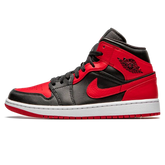 Tênis Air Jordan 1 Mid "Banned" Vermelho / Preto - 554725-074