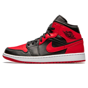 Tênis Air Jordan 1 Mid "Banned" Vermelho / Preto - 554725-074