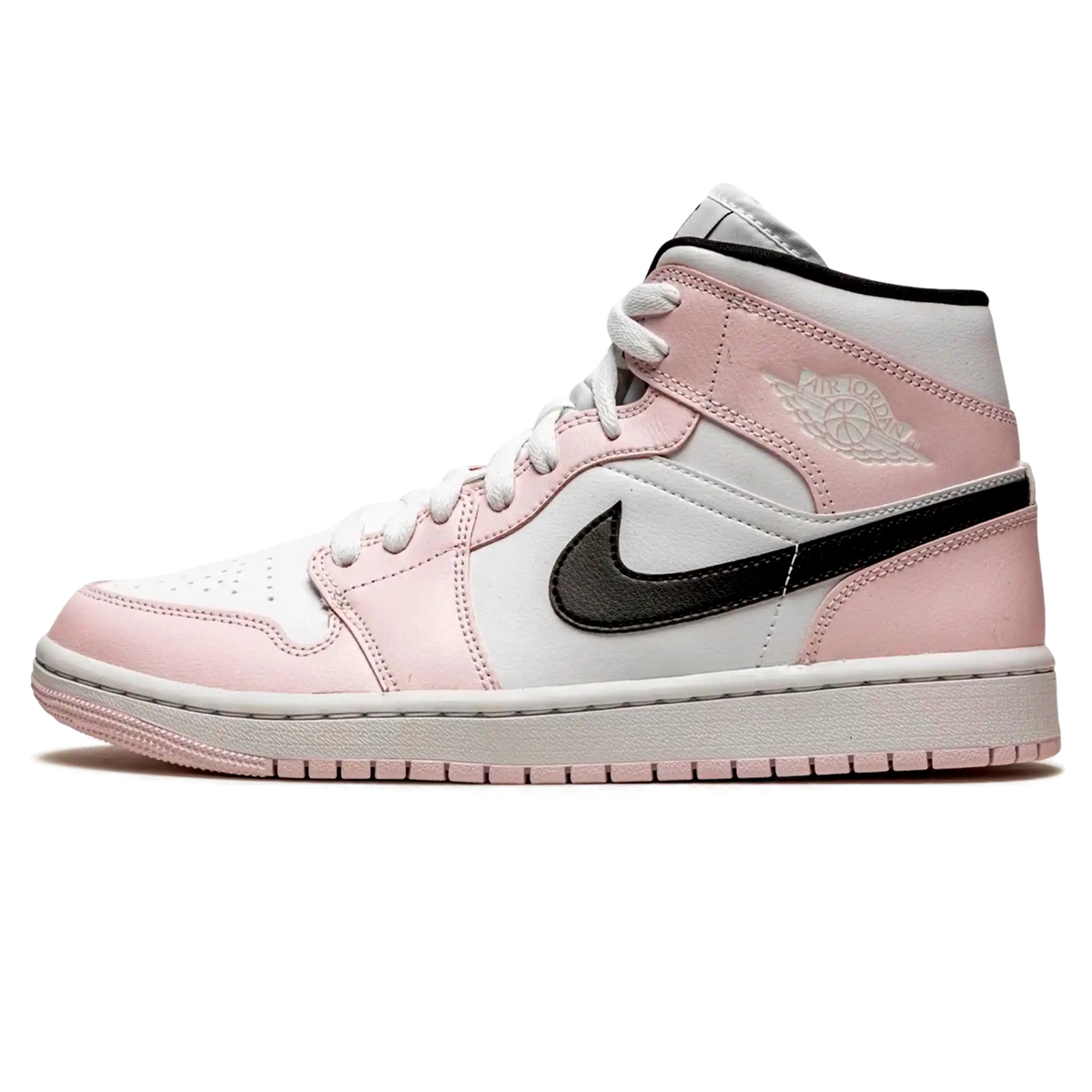 Tênis Air Jordan 1 Mid Feminino "Barely Pink" Rosa - BQ6472-500