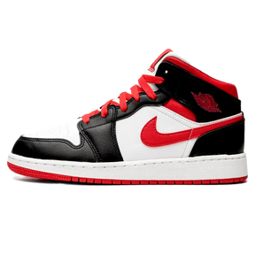 Tênis Air Jordan 1 Mid "Black Gym Red" Vermelho - 554724-122