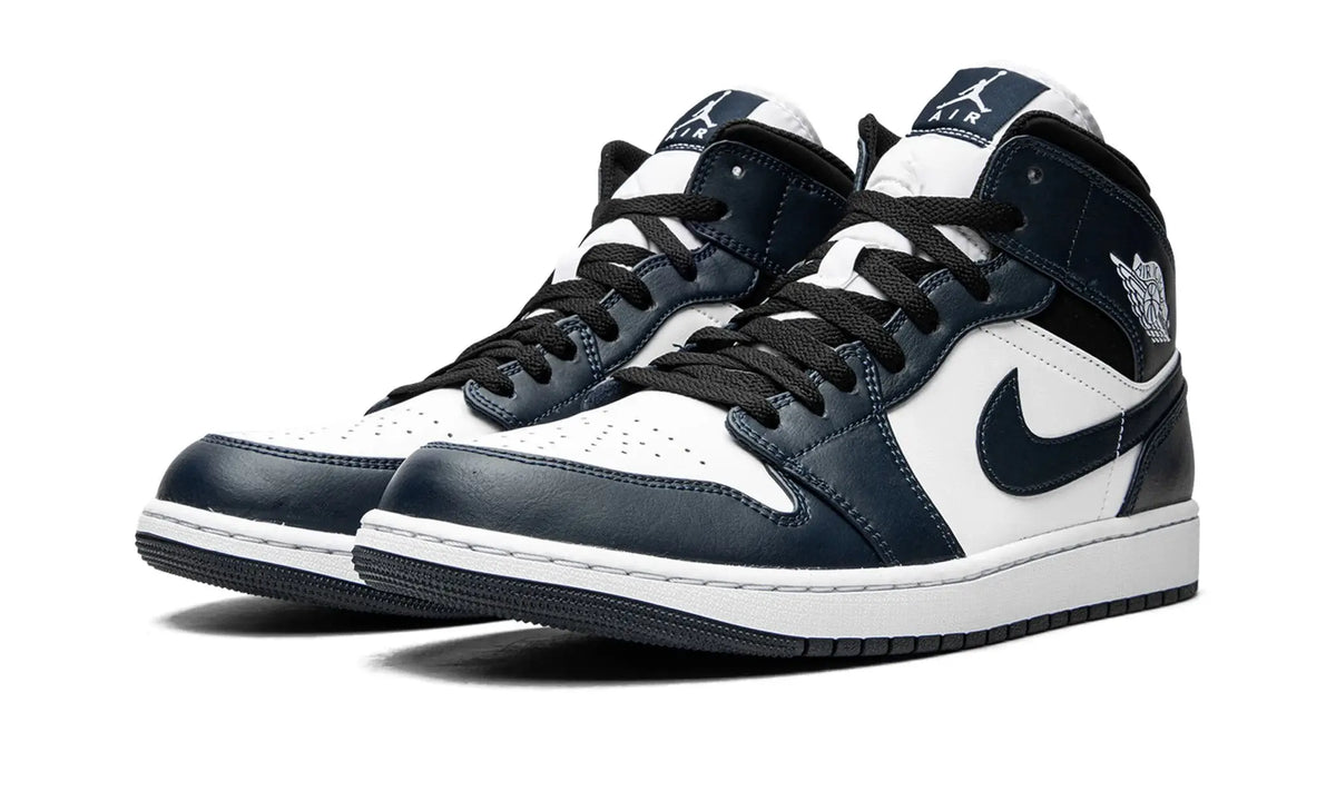 Tênis Air Jordan 1 Mid Feminino "Dark Teal" Azul - 554724-411