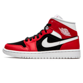Tênis Air Jordan 1 Mid Feminino "Gym Red" Vermelho / Preto - BQ6472-601