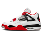 Tênis Air Jordan 4 "Fire Red" Branco / Vermelho - DC7770-160