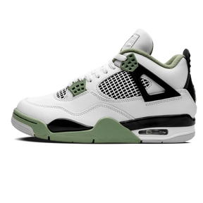 Tênis Air jordan 4 "Seafoam Oil Green" Branco / Verde - AQ9129-103