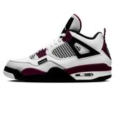 Tênis Air Jordan 4 "PSG" Branco / Roxo - CZ5624-100