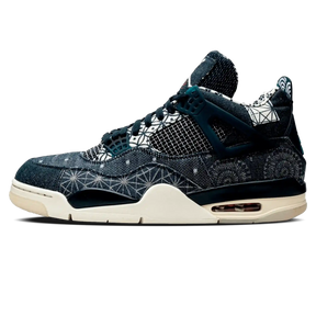 Tênis Air Jordan 4 "Sashiko" Denim / Azul - CW0898-400