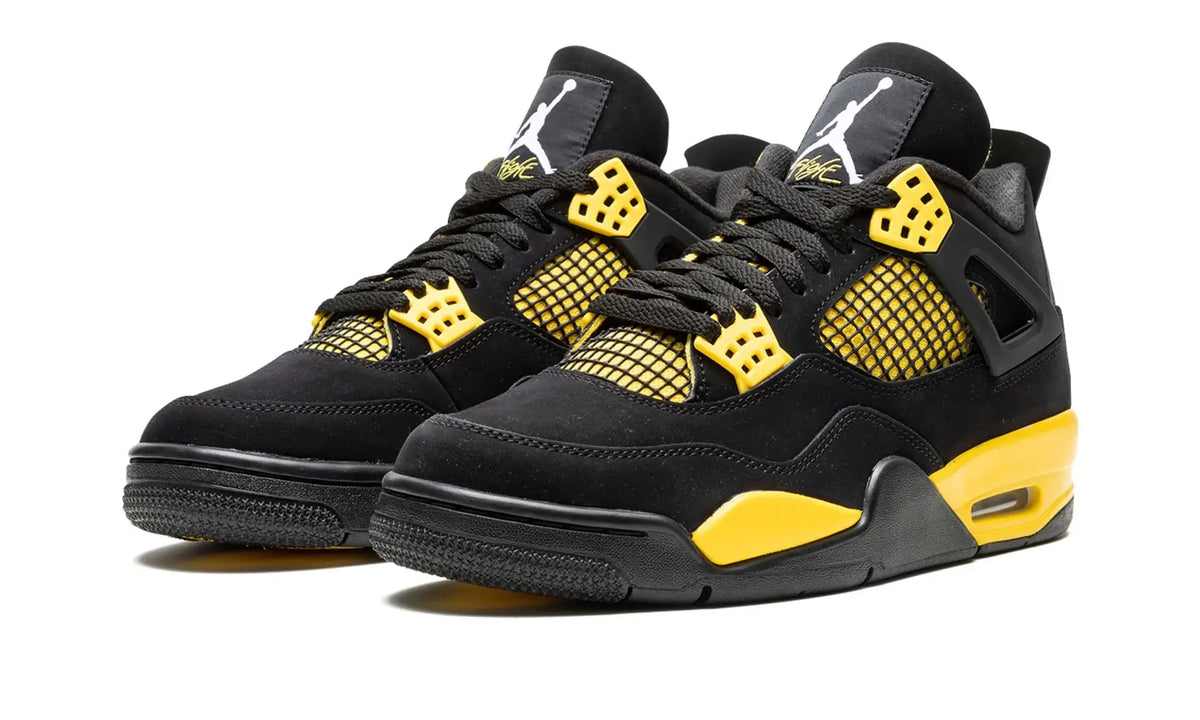 Tênis Air Jordan 4 "Thunder" Preto / Amarelo - DH6927-017