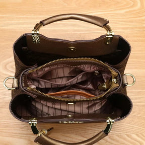 Bolsa de Couro Genuíno Léa