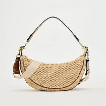 Bolsa de Palha Pequena Meia Lua