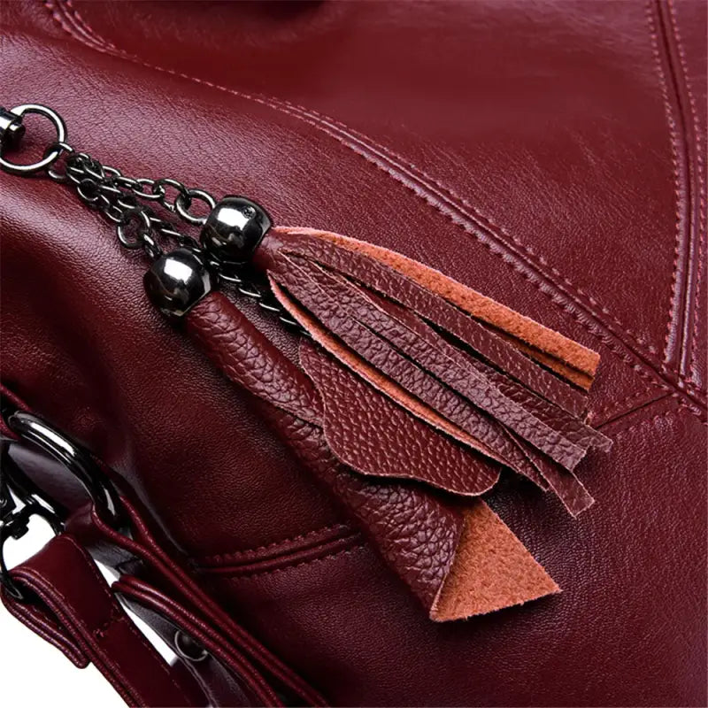 Bolsa Feminina Transversal de Couro