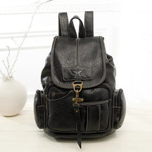 Mochila Feminina De Couro Life