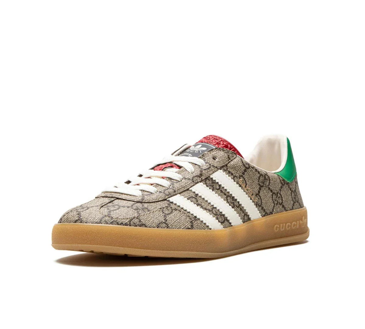 Tênis Adidas x Gucci Gazelle 'Beige GG Monogram' - IE2262