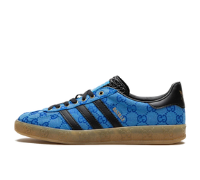 Tênis Adidas x Gucci Gazelle 'GG Monogram Blue' - IE2265