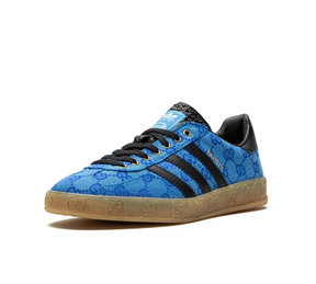 Tênis Adidas x Gucci Gazelle 'GG Monogram Blue' - IE2265