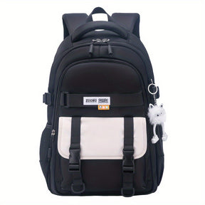 Mochila Escolar Feminina com Chaveiro