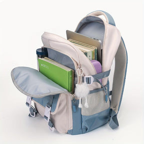 Mochila Escolar Feminina com Chaveiro