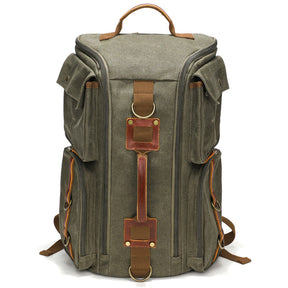 Mochila de Viagem Masculina Retro - Impermeável
