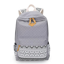 Mochila Escolar Feminina Modelo Hippie