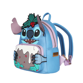Mochila Escolar Feminina de Couro - Stitch