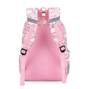 Mochila Escolar Feminina - Unicornio Rosa