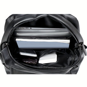 Mochila de Viagem Masculina em Couro - Nomad