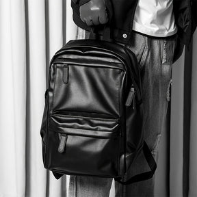 Mochila de Viagem Masculina em Couro - Nomad