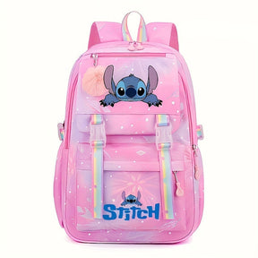 Mochila Escolar Feminina Stitch