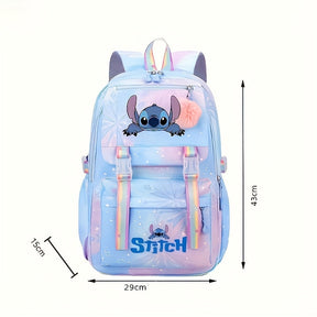 Mochila Escolar Feminina Stitch