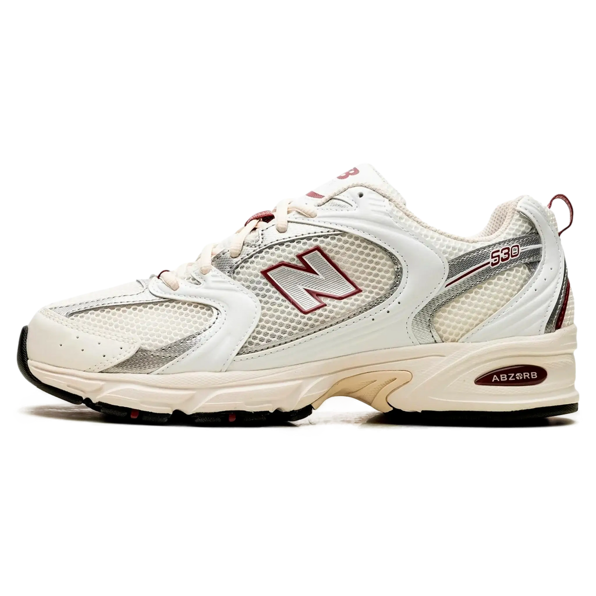Tênis New Balance 530 "Sea Salt Mercury Red" Branco / Bordô - MR530SZ