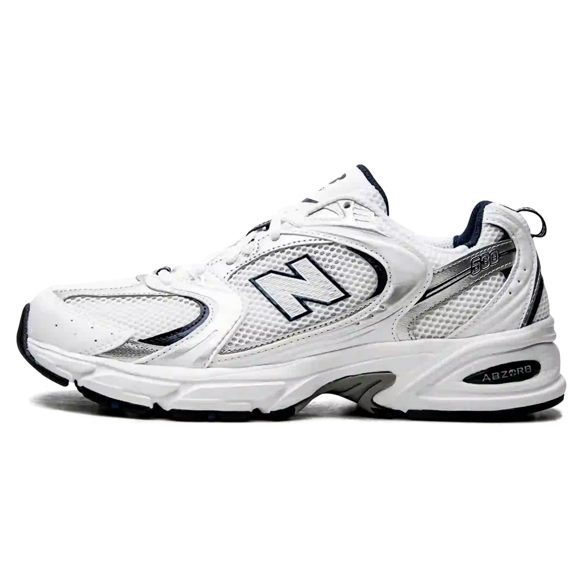 Tênis New Balance 530 "White Silver Navy" Prata / Azul - MR530SG