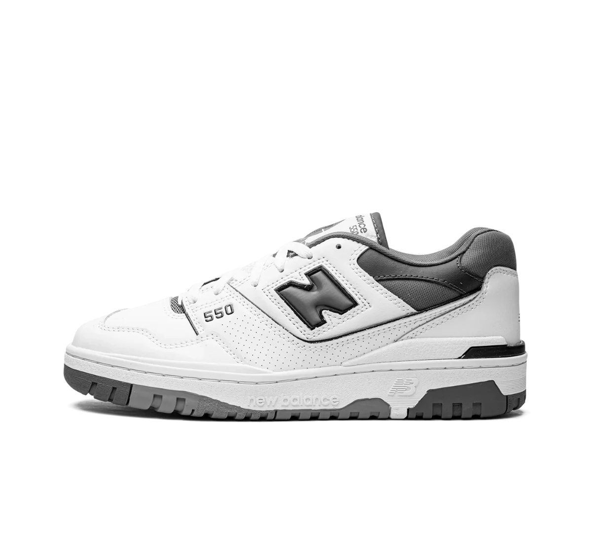 Tênis New Balance 550 'Dark Grey' Branco / Cinza - BB550WTG