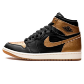 Tênis Air Jordan 1 High "Metallic Gold" Preto / Dourado - DZ5485-071