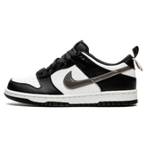 Tênis Nike Dunk Low Feminino "Black White Metallic" - DH9764-001
