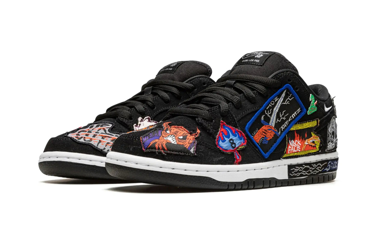 Tênis Nike Dunk Low SB "Neckface" Preto - DQ4488-001