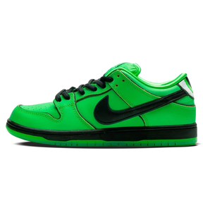 Tênis Nike Dunk Low SB x Meninas Superpoderosas "Buttercup" Verde - FZ8319-300