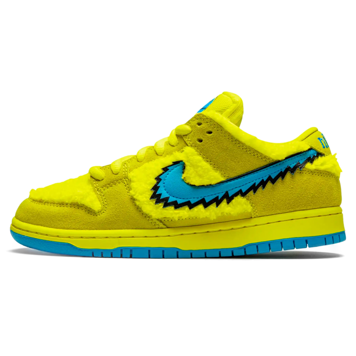 Tênis Nike Dunk Low SB x Grateful Dead "Yellow Bear" Amarelo - CJ5378-700