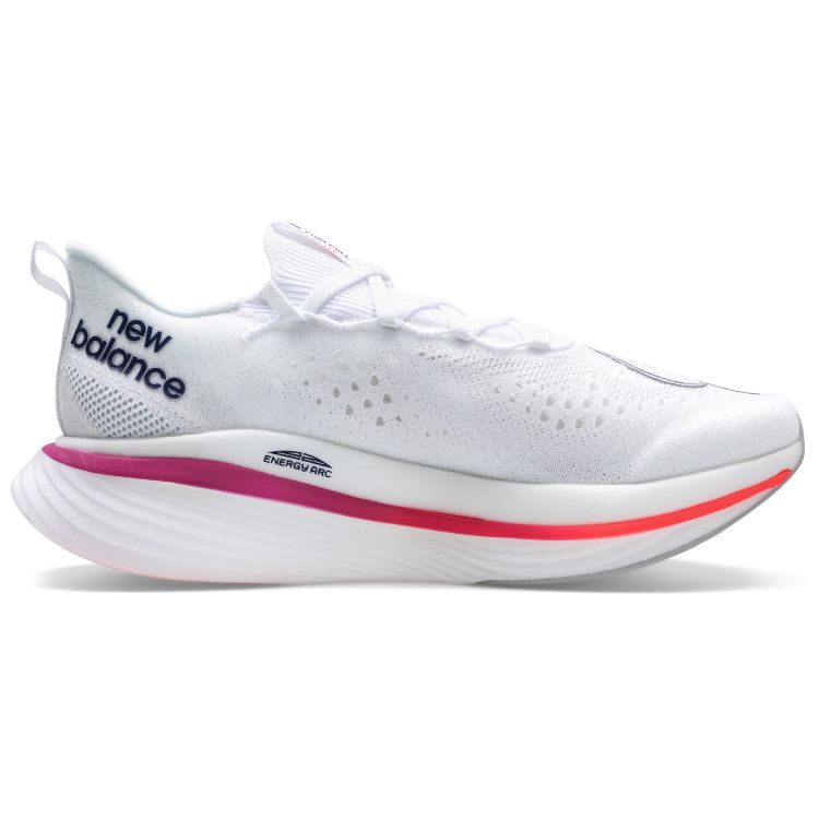 Tênis New Balance Fuelcell Supercomp Elite v3 'White Blue Magenta' Branco/Rosa - MRCELLE3